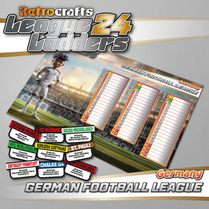 Germany 2024/25 Season League Ladders