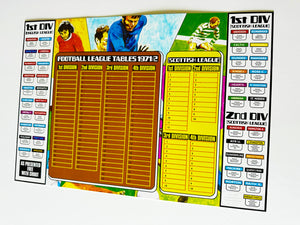 Retro 1971/72 style England & Scotland Football League 2024/25 Season League Ladders