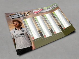 Counties Leagues (England Tier 9) 2025/26 Season *SET D* League Ladders