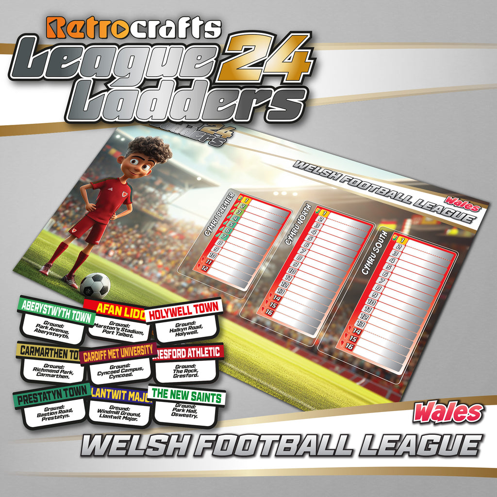 Wales 2024/25 Season League Ladders