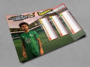 Germany 2025/26 Season League Ladders