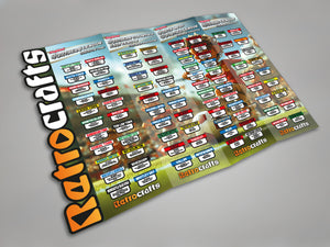 Counties Leagues (England Tier 9) 2024/25 Season *SET A* League Ladders