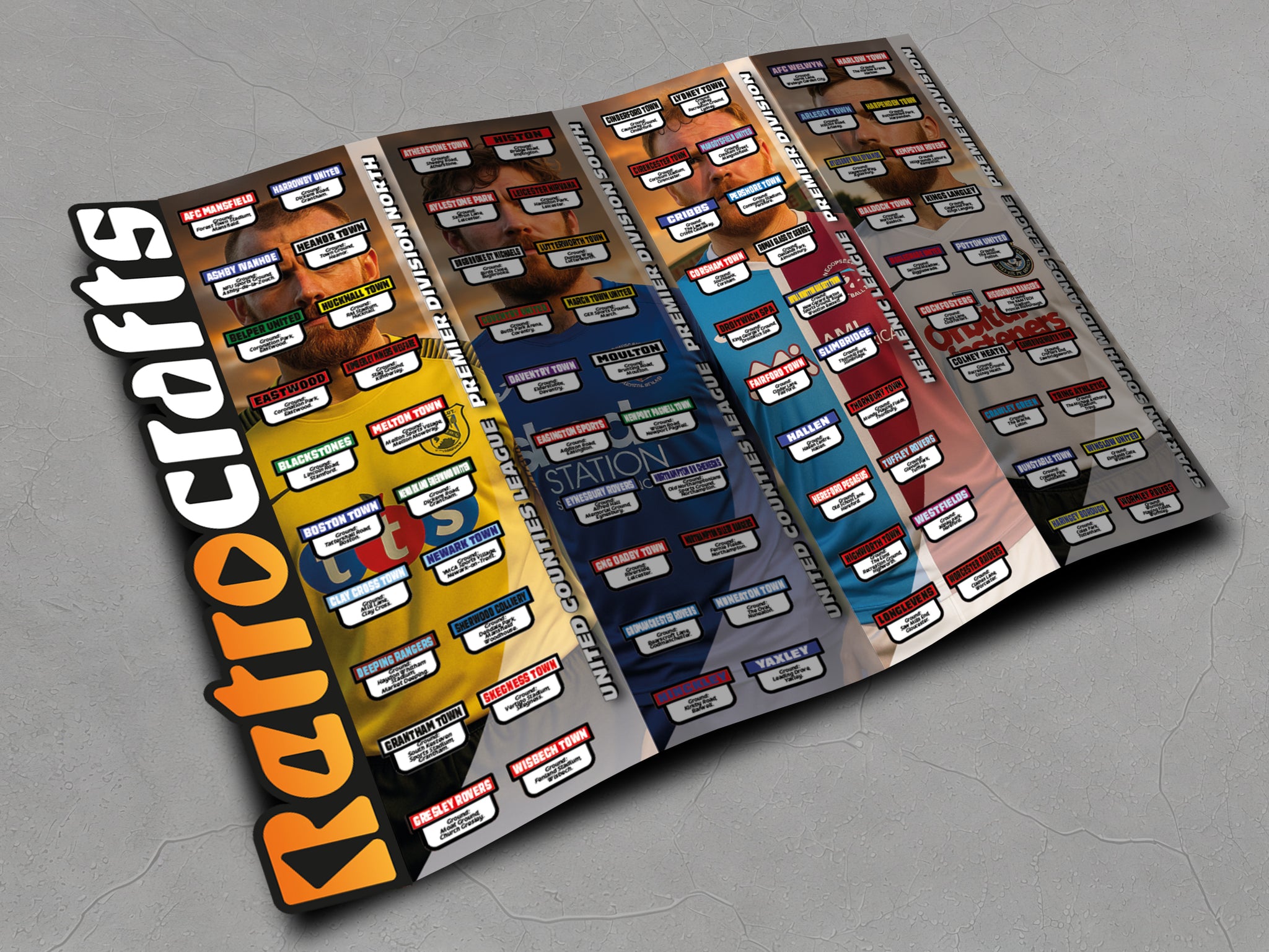 Counties Leagues (England Tier 9) 2025/26 Season *SET B* League Ladders