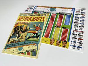 Retro 1964/65 style England & Scotland Football League 2024/25 Season League Ladders