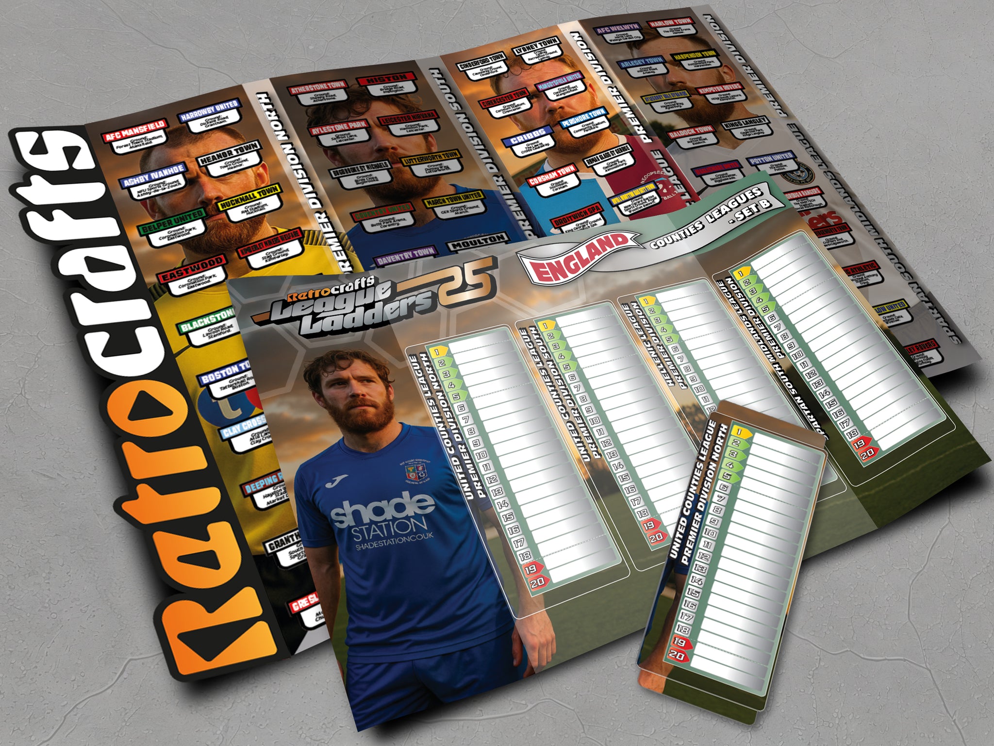 Counties Leagues (England Tier 9) 2025/26 Season *SET B* League Ladders