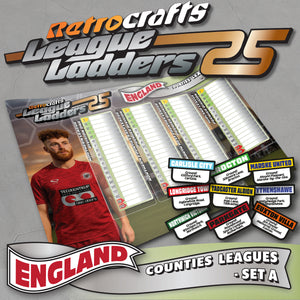 Counties Leagues (England Tier 9) 2025/26 Season *SET A* League Ladders