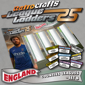 Counties Leagues (England Tier 9) 2025/26 Season *SET B* League Ladders