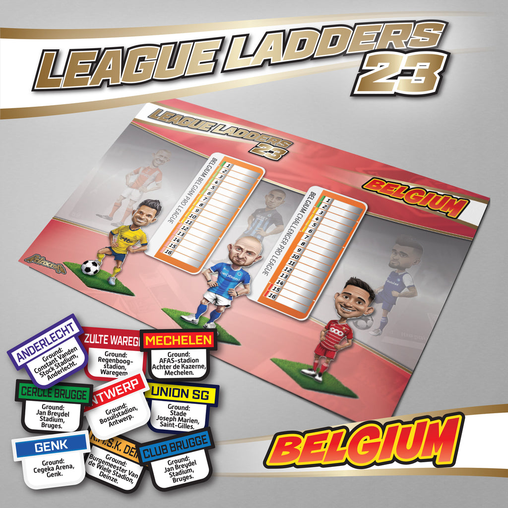 Belgium 2023 Season League Ladders