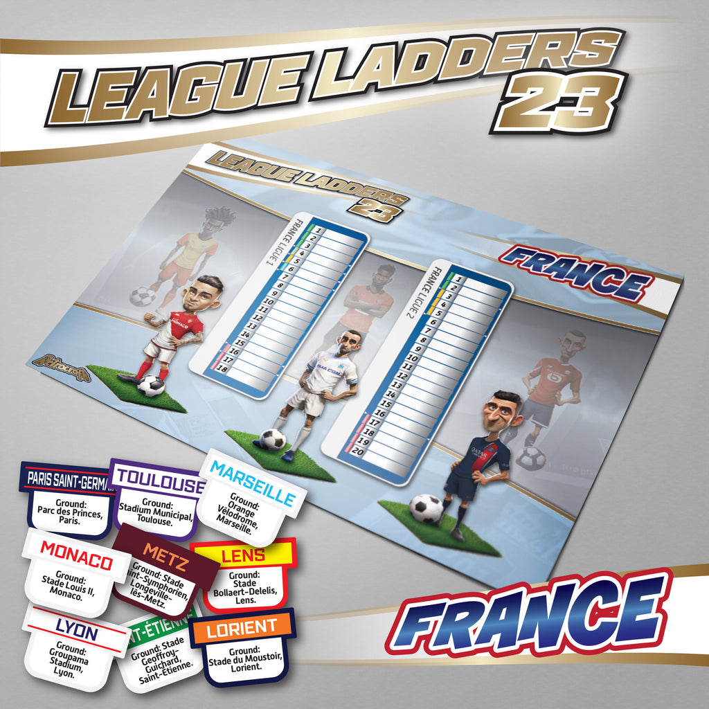 France 2023 Season League Ladders