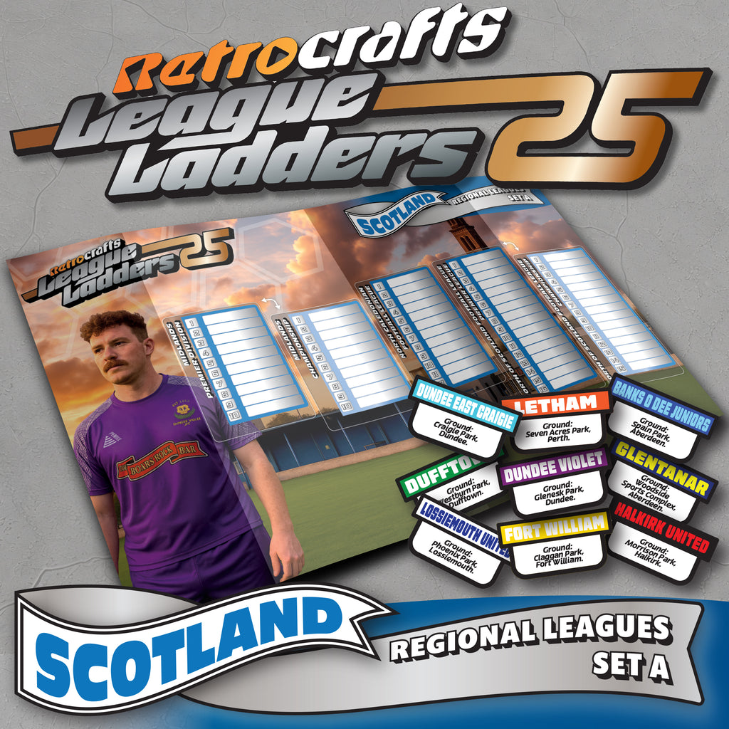 Scotland Regional Leagues (Tier 6&7) *SET A* 2025/26 Season League Ladders