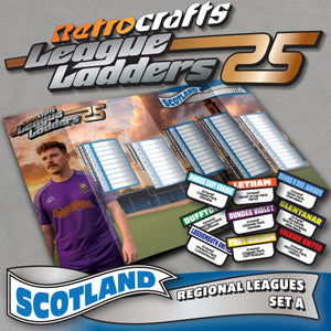 Scotland Regional Leagues (Tier 6&7) *SET A* 2025/26 Season League Ladders