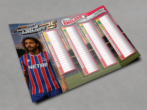 England 2025/26 Season League Ladders