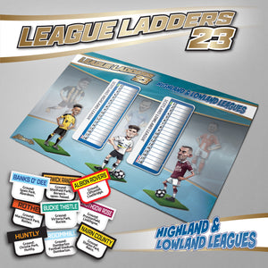 Highland and Lowland Leagues 2023 Season League Ladders