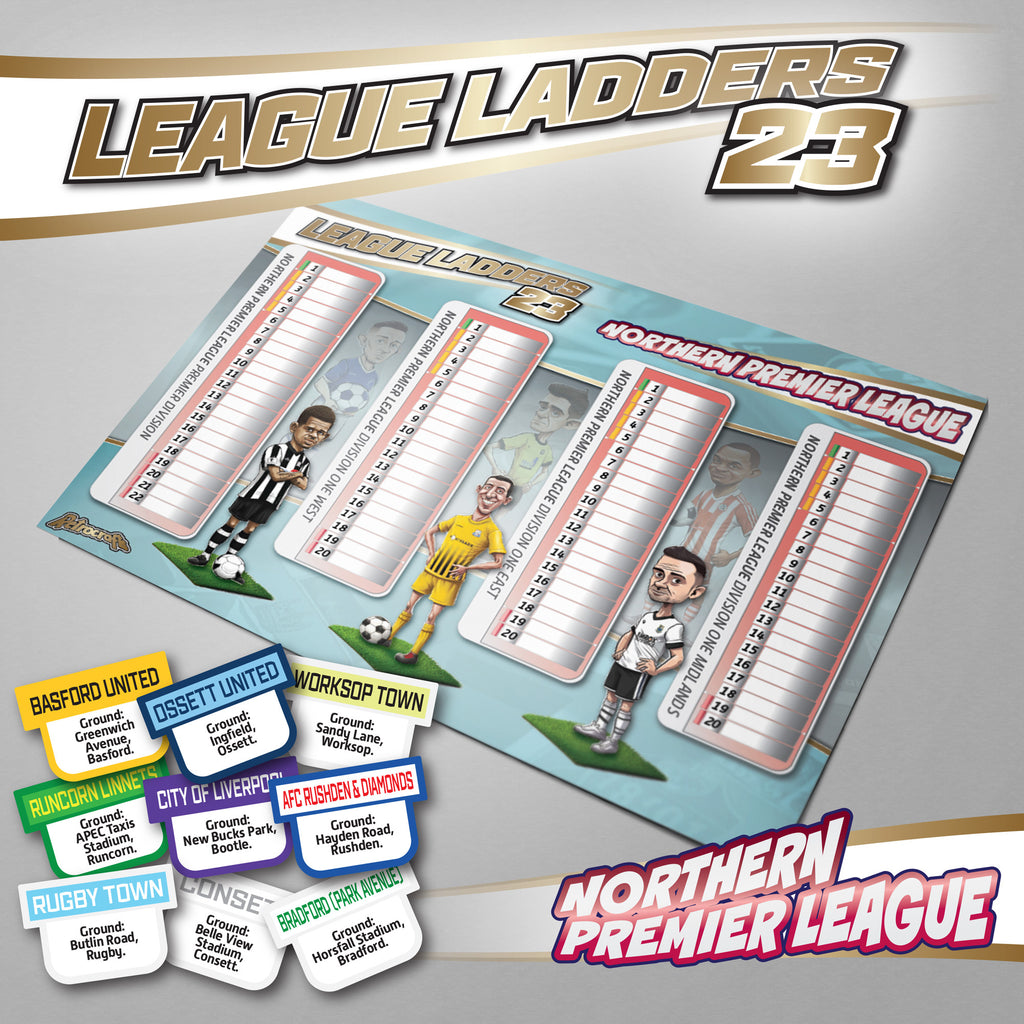 Northern Premier League 2023 Season League Ladders