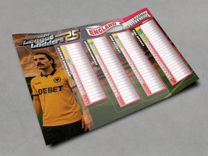England 2025/26 Season League Ladders
