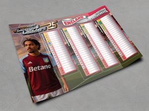 England 2025/26 Season League Ladders
