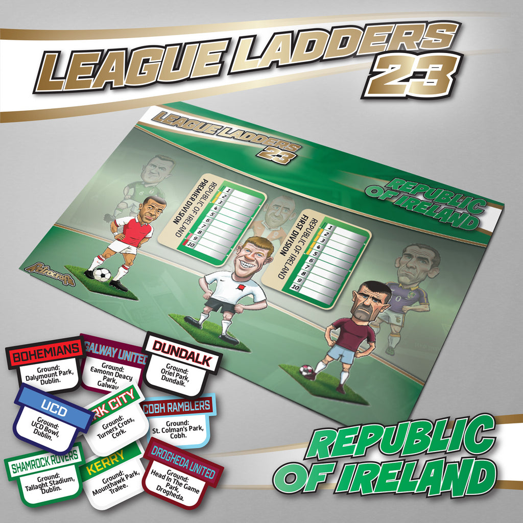 Republic of Ireland 2023 Season League Ladders